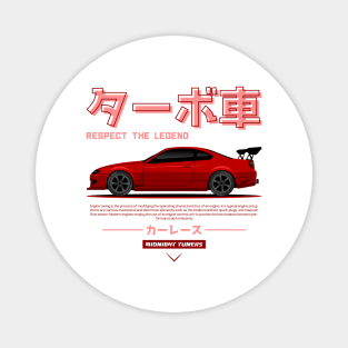 Red JDM S15 S Chassis Legend Magnet